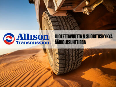 Allison vaihteistot Dakar ralli