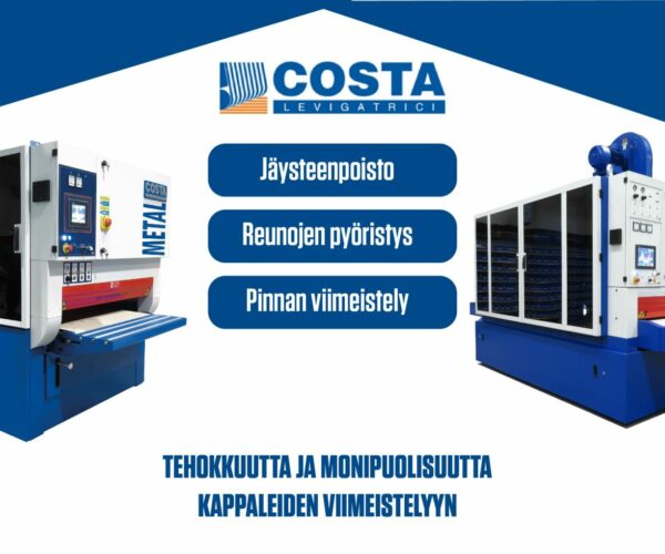 Costa jäysteenpoisto- ja huomakoneet