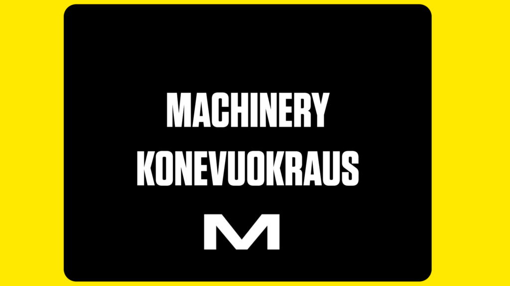 Machinery konevuokraus