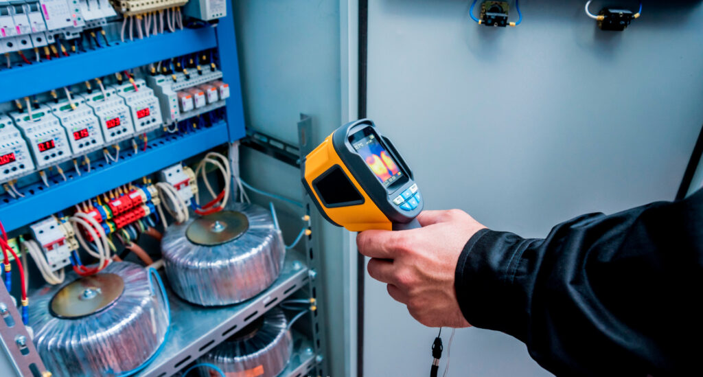 Machinery sähkölaitteiden lämpökuvaus